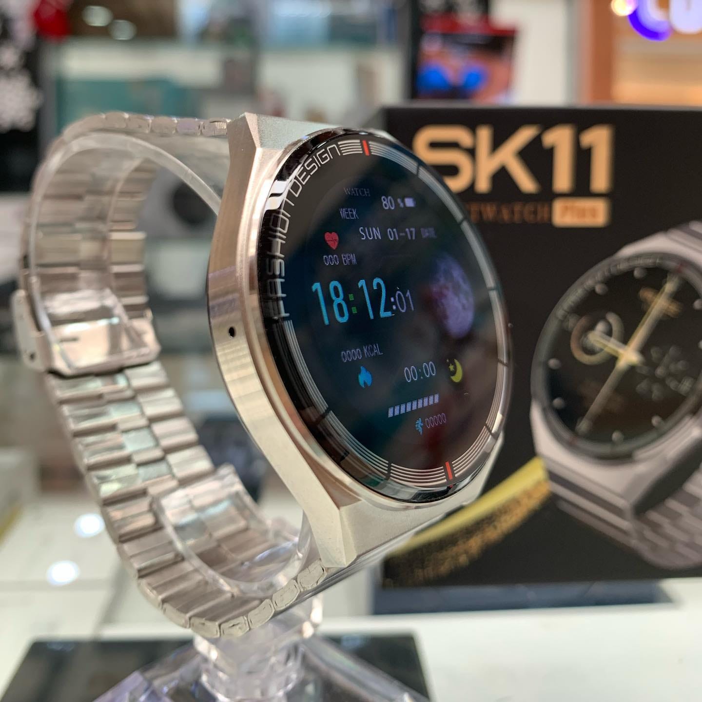 SK11 Plus Smartwatch: IP67 Waterproof | Full Touch Screen Android | iOS Compatible | Sports & Fitness Tracker