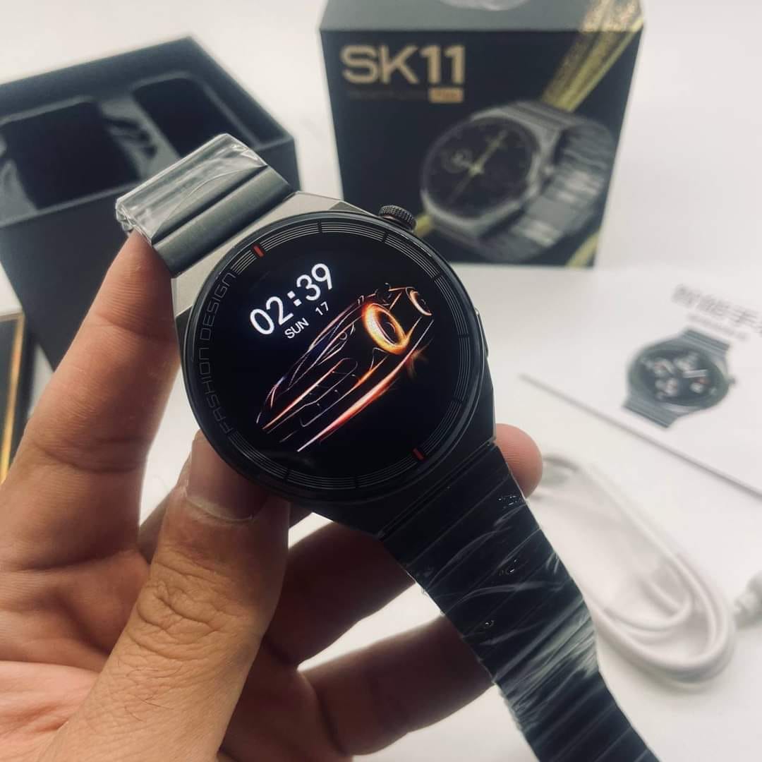 SK11 Plus Smartwatch: IP67 Waterproof | Full Touch Screen Android | iOS Compatible | Sports & Fitness Tracker